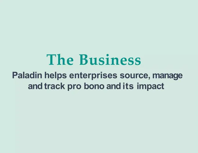 Product / solution slide 5 from Paladin
