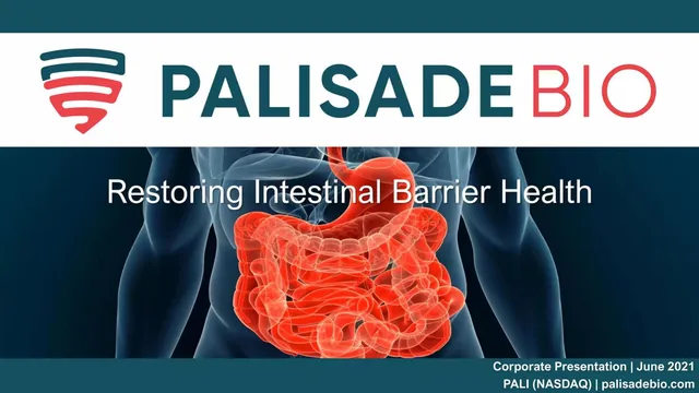 Palisade Bio pitch deck cover
