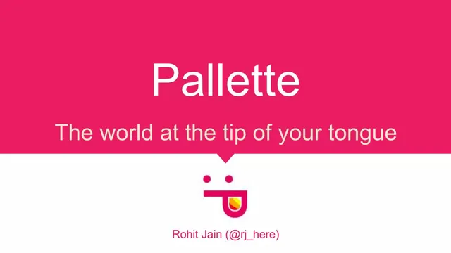 Pallette pitch deck cover