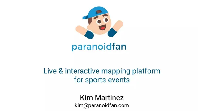 Paranoid Fan pitch deck cover