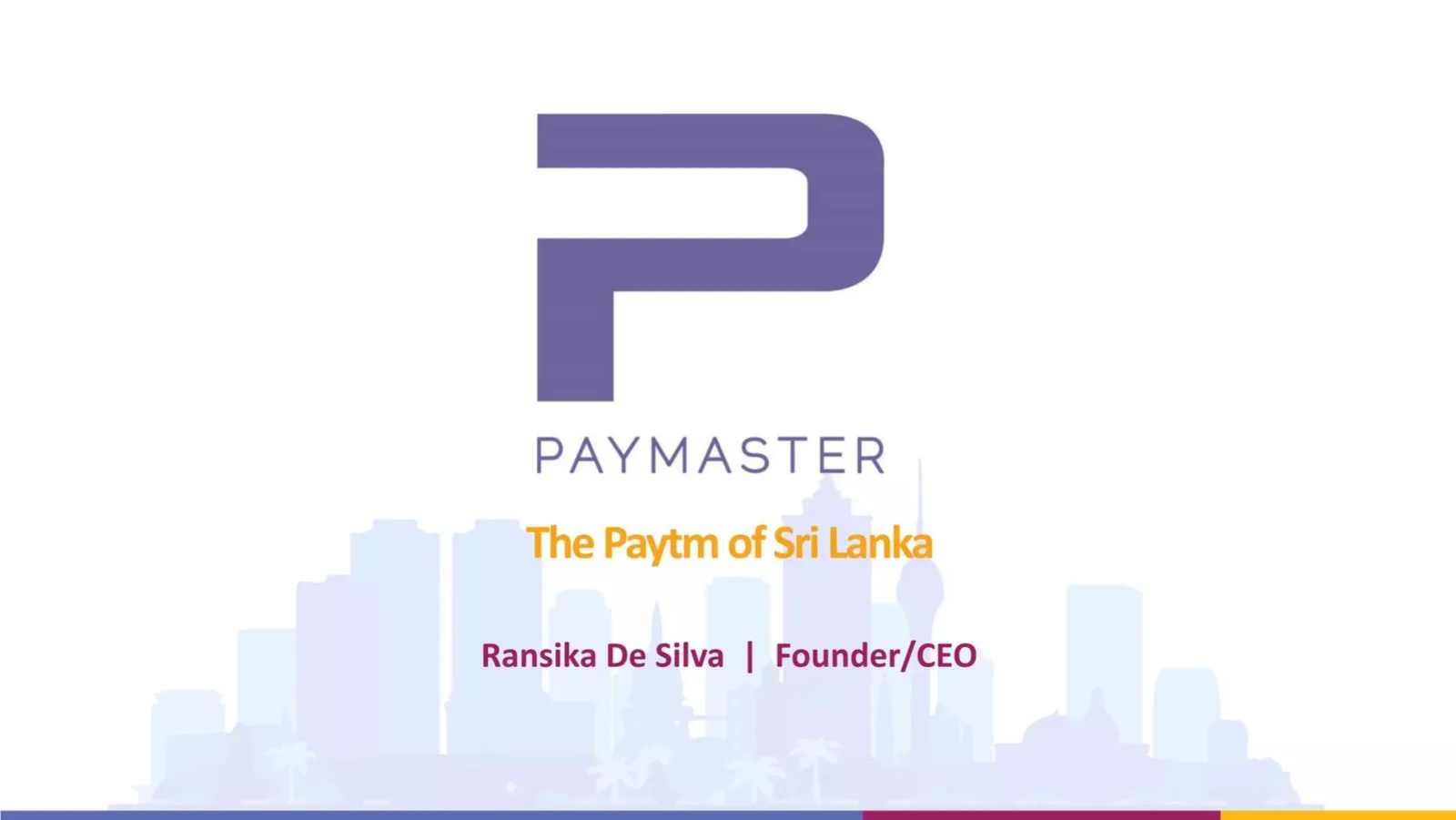 PayMaster Plus pitch deck slide