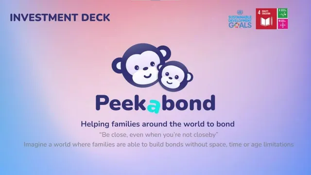 Peekabond pitch deck cover