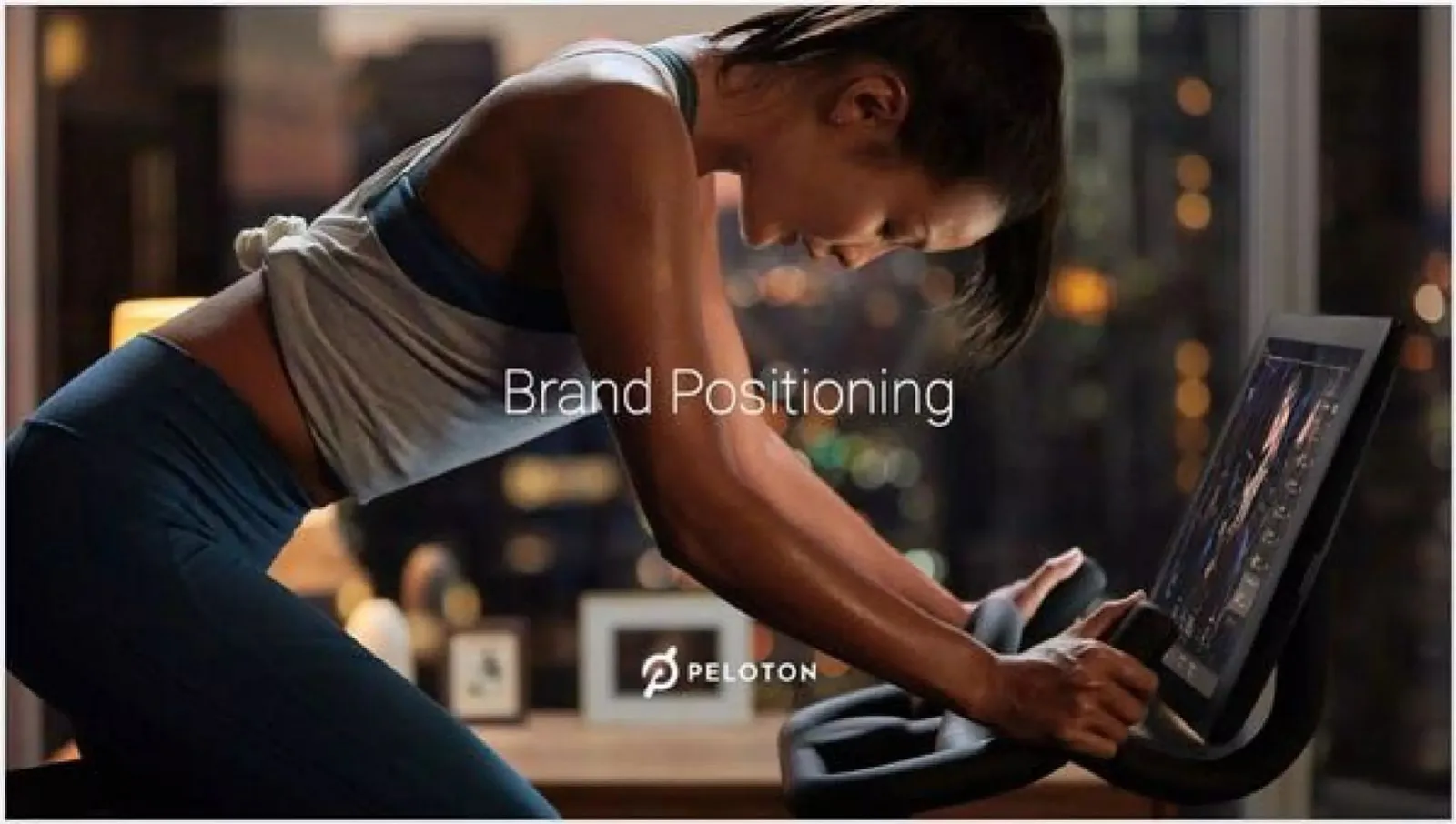Peloton pitch deck slide