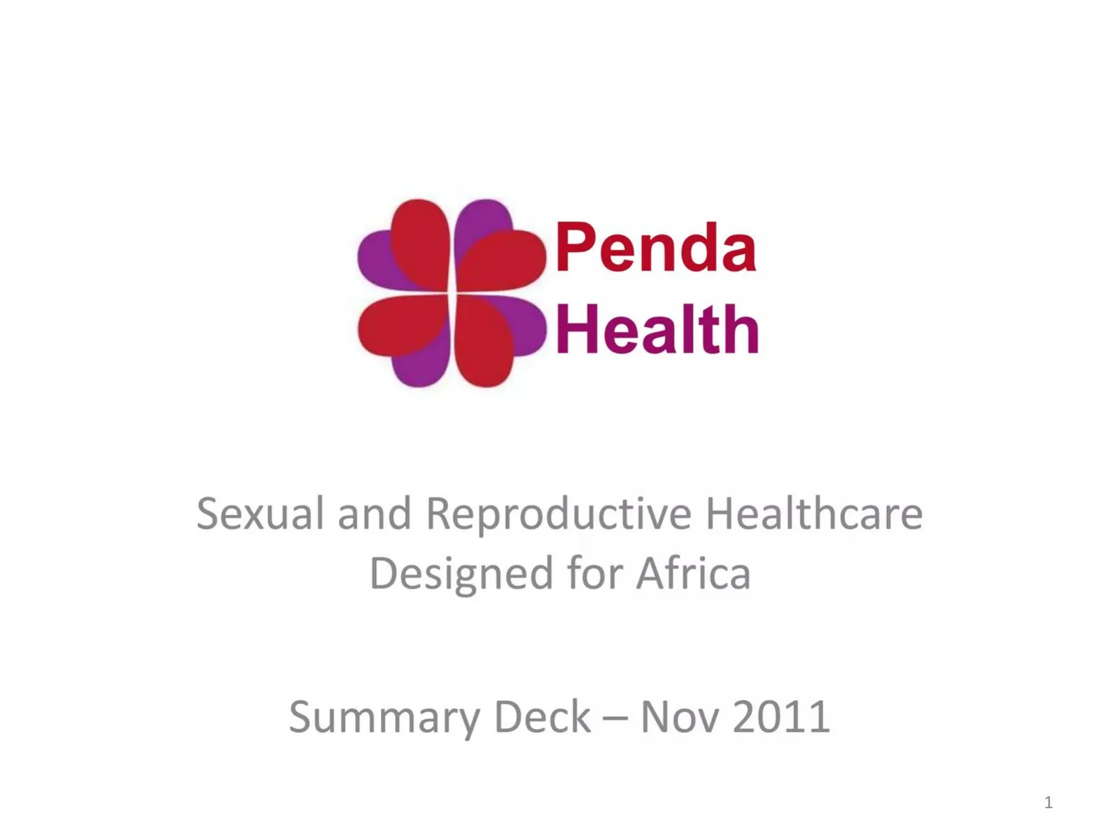 Penda Health pitch deck slide