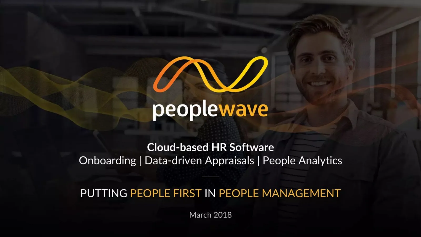 Peoplewave pitch deck slide