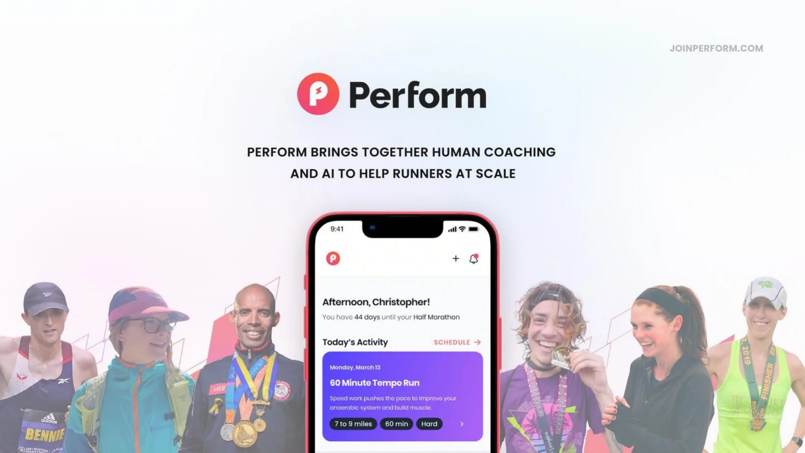 Perform pitch deck slide
