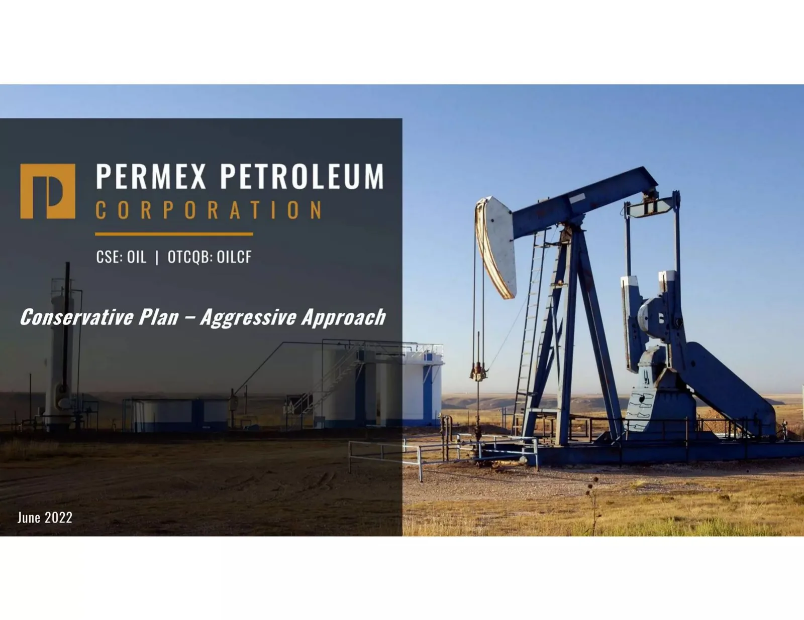 Permex Petroleum Corporation pitch deck slide