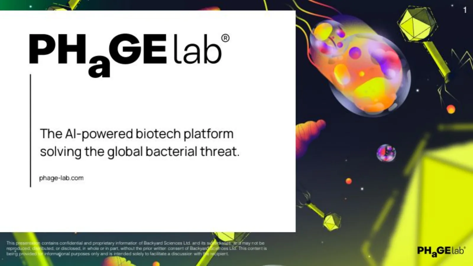 PhageLab pitch deck slide