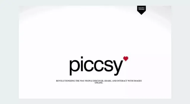 Piccsy pitch deck cover