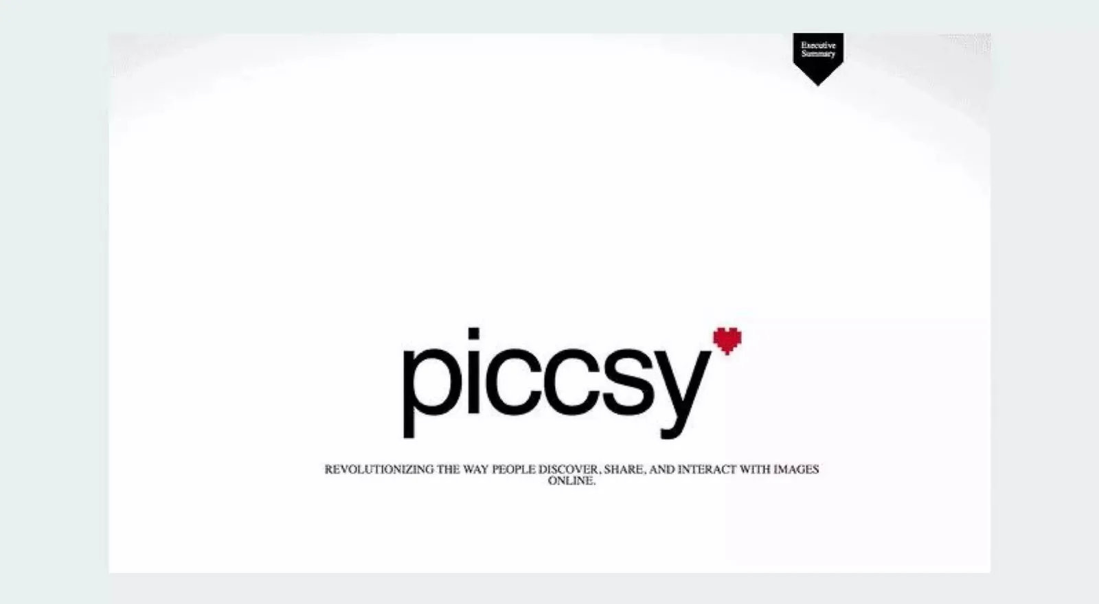Piccsy pitch deck slide