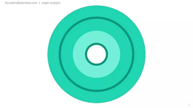 Pijon pitch deck cover
