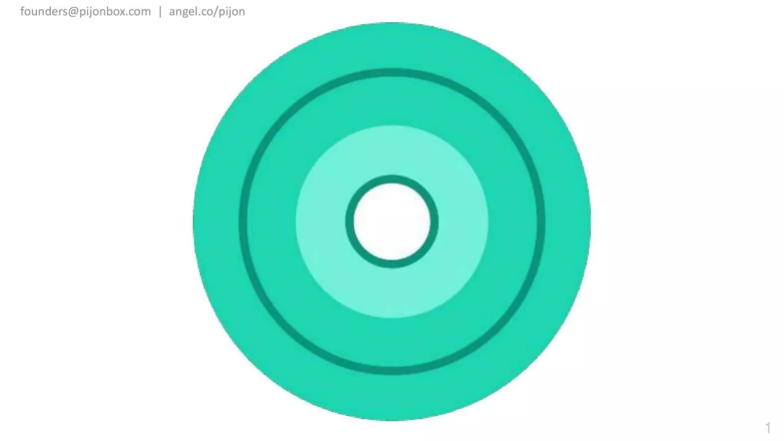Pijon pitch deck slide