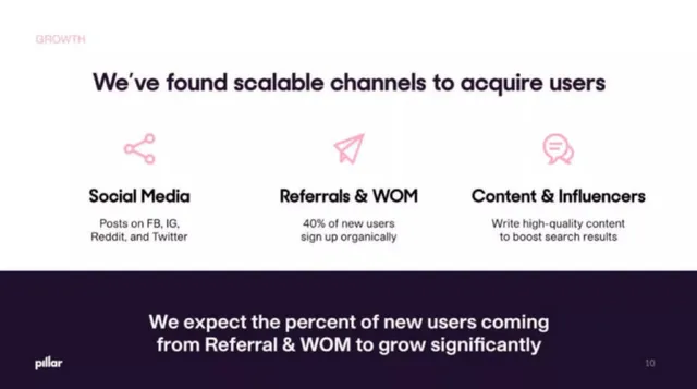 Go-to-market strategy slide 10 from Pillar