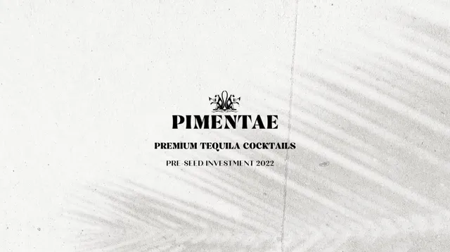 Pimentae pitch deck cover