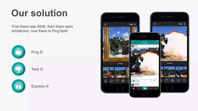 Product / solution slide 4 from PingTank