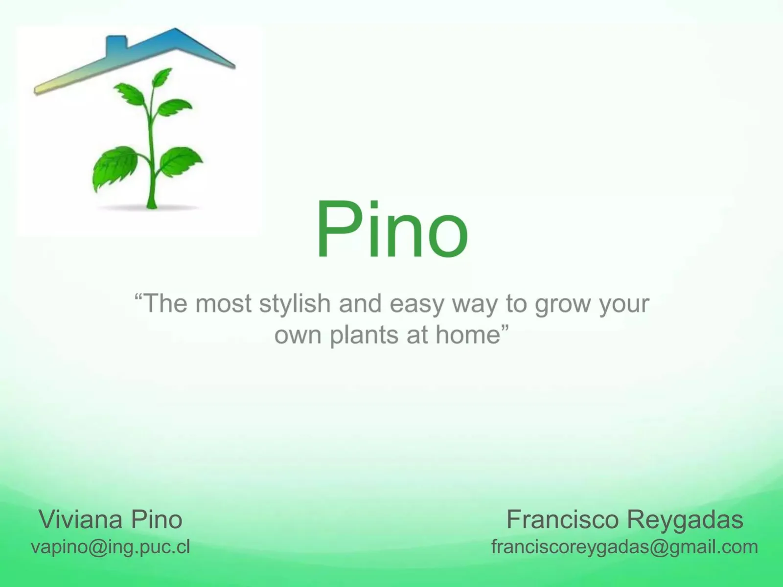 Pino pitch deck slide