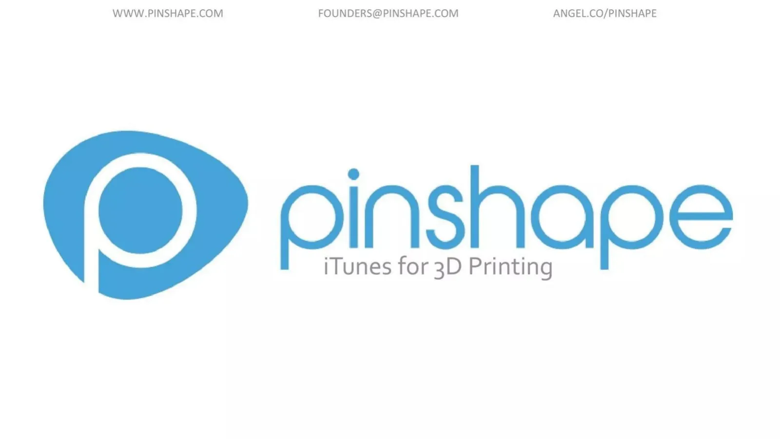 Pinshape pitch deck slide