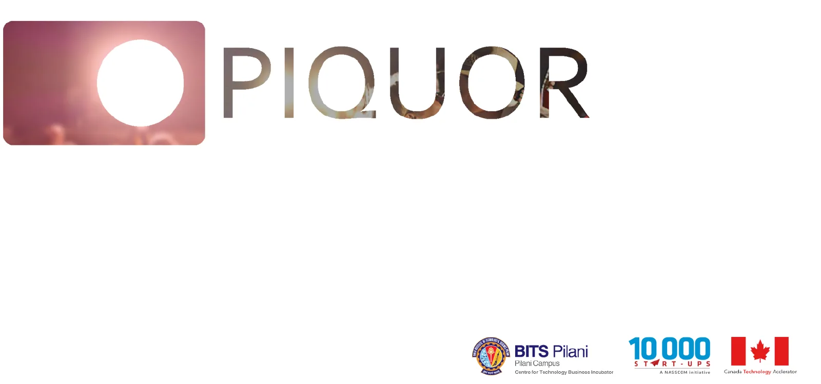 Piquor pitch deck slide
