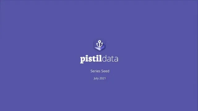 Pistil Data pitch deck cover