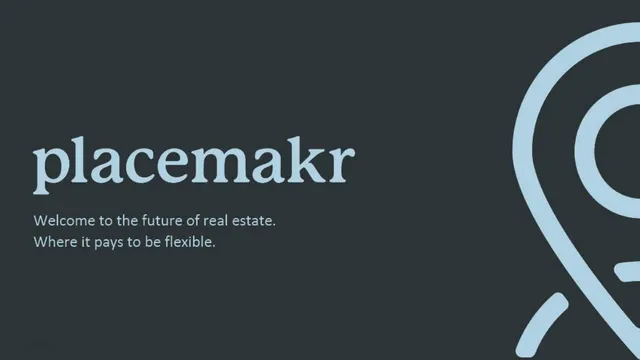 Placemakr pitch deck cover