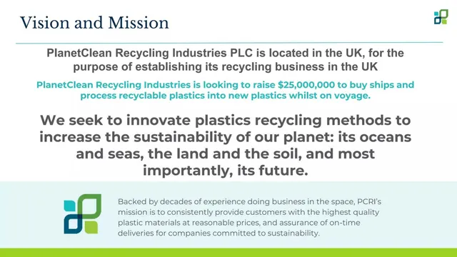 Vision slide 2 from Planet Clean II