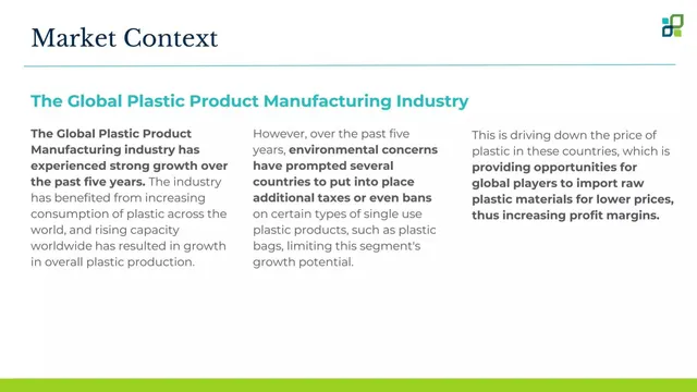 Market analysis / overview slide 5 from Planet Clean II