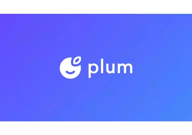 Plum pitch deck cover