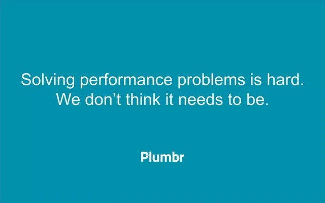 Plumbr pitch deck cover