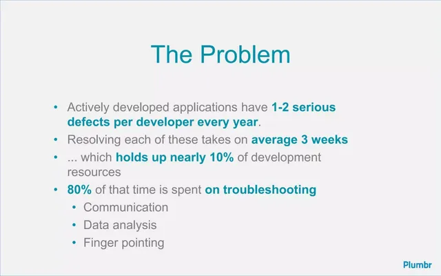 Problem slide 4 from Plumbr