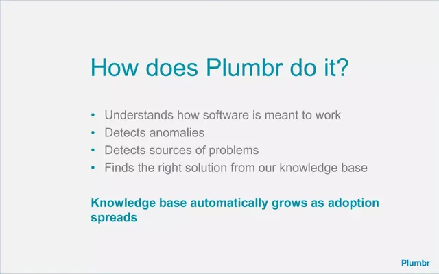 Product / solution slide 6 from Plumbr