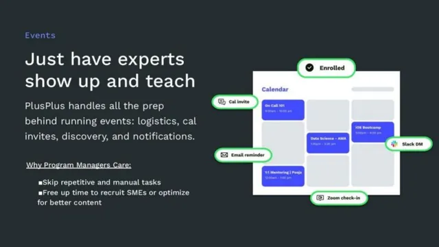 Product / solution slide 8 from PlusPlus