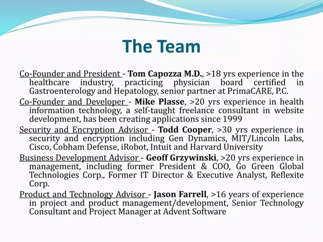 Team slide 3 from Poctor, Inc.