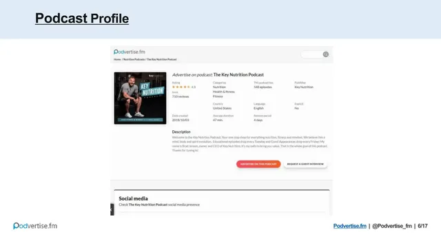Thank you slide 6 from Podvertise.fm