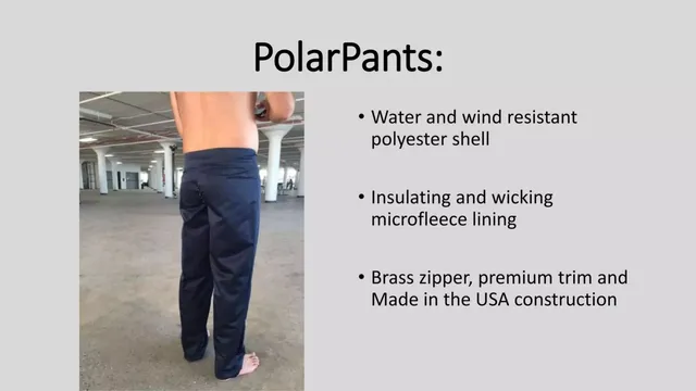 Product / solution slide 3 from Polar Pants