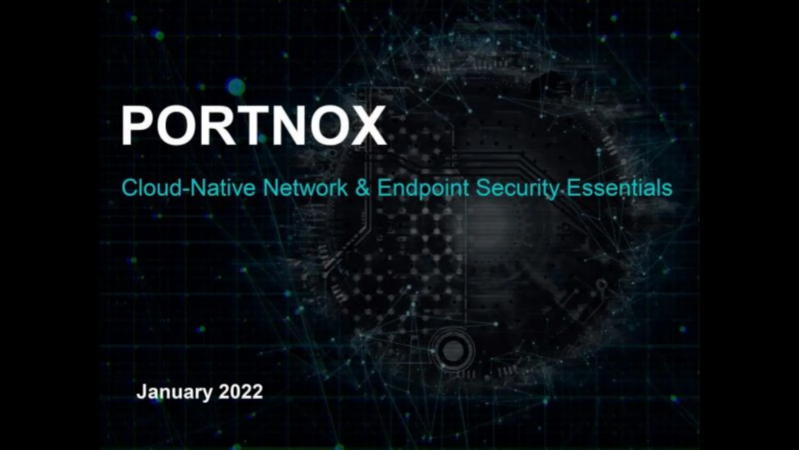 Portnox pitch deck slide