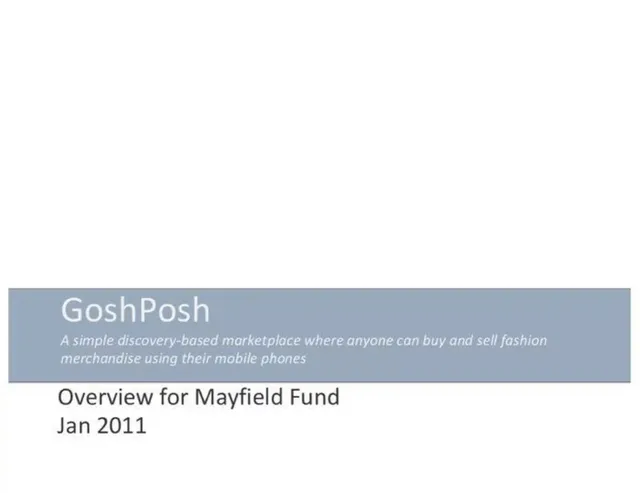 Poshmark pitch deck cover