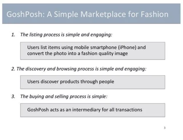 Product / solution slide 3 from Poshmark