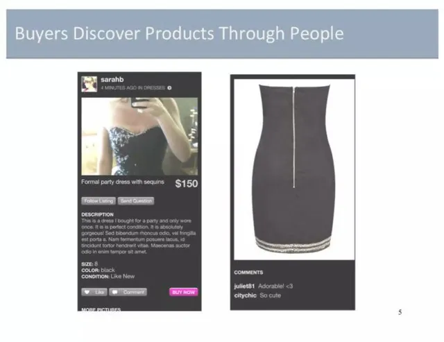 Go-to-market strategy slide 5 from Poshmark