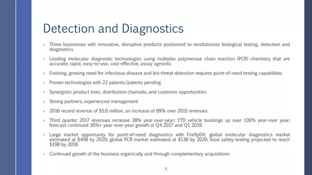 Company overview slide 3 from PositiveID