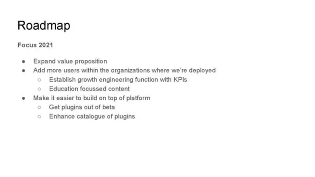 Roadmap slide 7 from Posthog