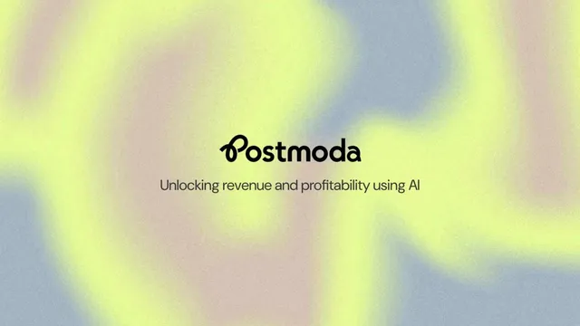 Postmoda pitch deck cover