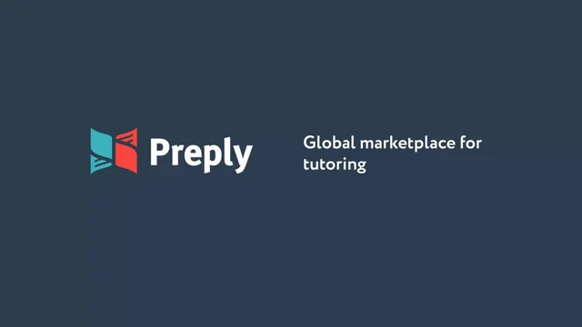 Preply pitch deck cover