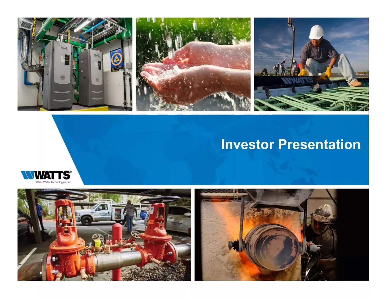 Watts Water Technologies, Inc. pitch deck slide