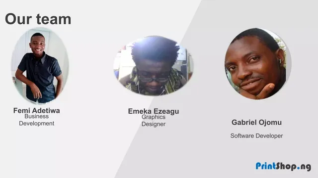 Team slide 3 from Printshop.ng