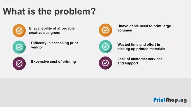 Problem slide 4 from Printshop.ng