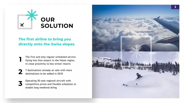 Product / solution slide 3 from Private Airline