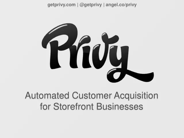 Privy pitch deck cover