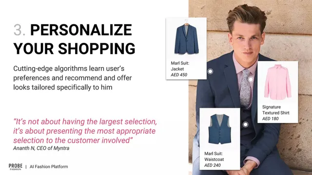Product / solution slide 6 from Probe Fashion