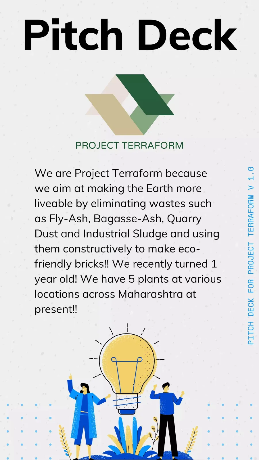 Project Terraform pitch deck slide
