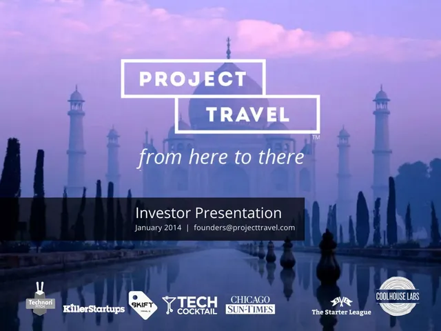 Project Travel pitch deck cover